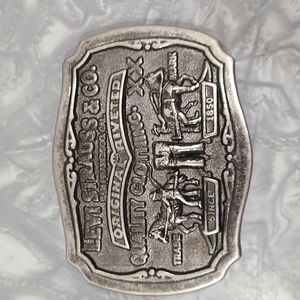 Levi's limited edition pewter belt buckle
